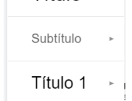 Criar um sumário no Google Docs