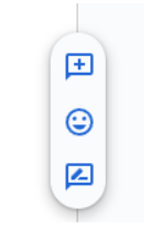 Reagir com emoji no Google Docs