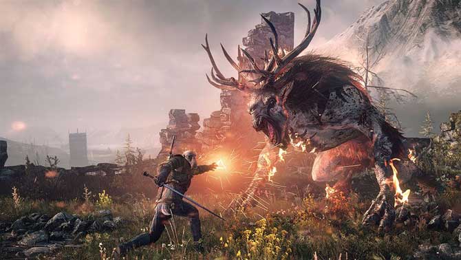 The Witcher III Wild Hunt tem reinos, espadas e bruxaria