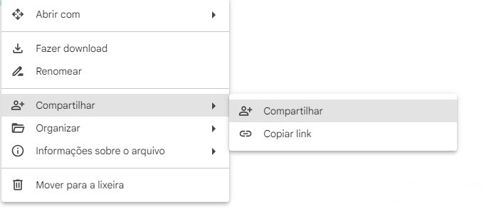 transferir propriedade Google Drive