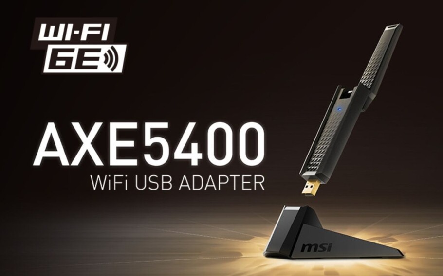 adaptador USB Wi-Fi 6E da MSI