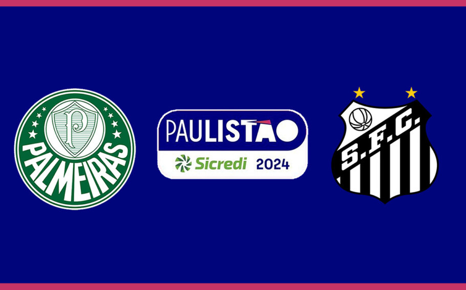 Palmeiras x Santos pelo Campeonato Paulista 2024 onde assistir ao vivo