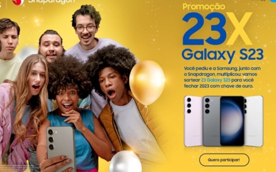 Samsung promoção galaxy S23