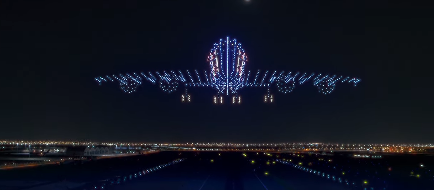 show de luzes drones abu dhabi