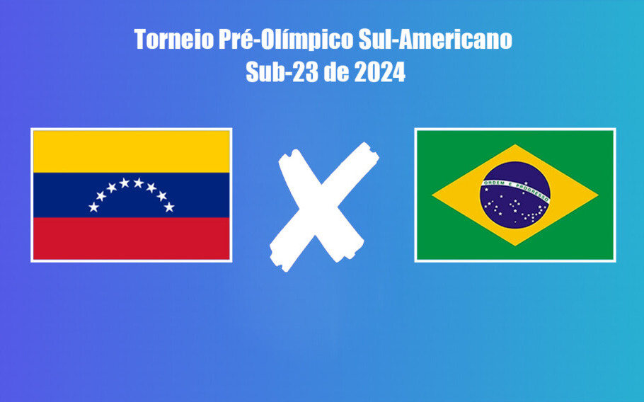 Venezuela x Brasil pelo Pré-Olímpico 2024 onde assistir ao vivo