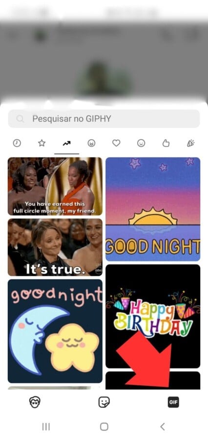 gifs no Instagram