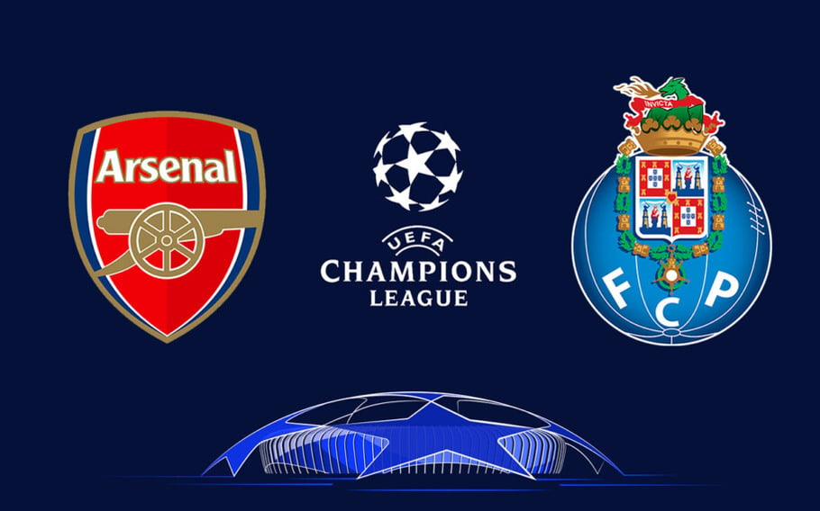 Arsenal x Porto pela Champions League 2023-24 onde assistir ao vivo