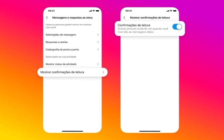 Como desativar a confirmação de leitura nas DMs do Instagram