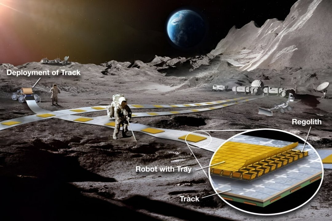 Ferrovia na Lua da NASA