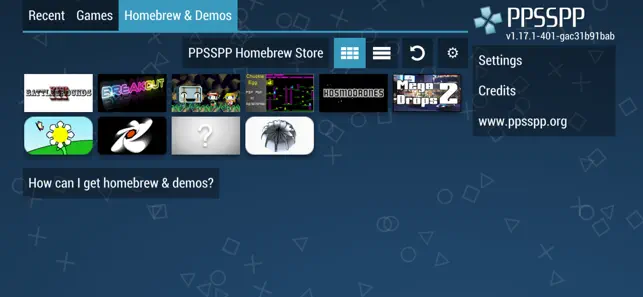 PPSSPP emulador na App Store