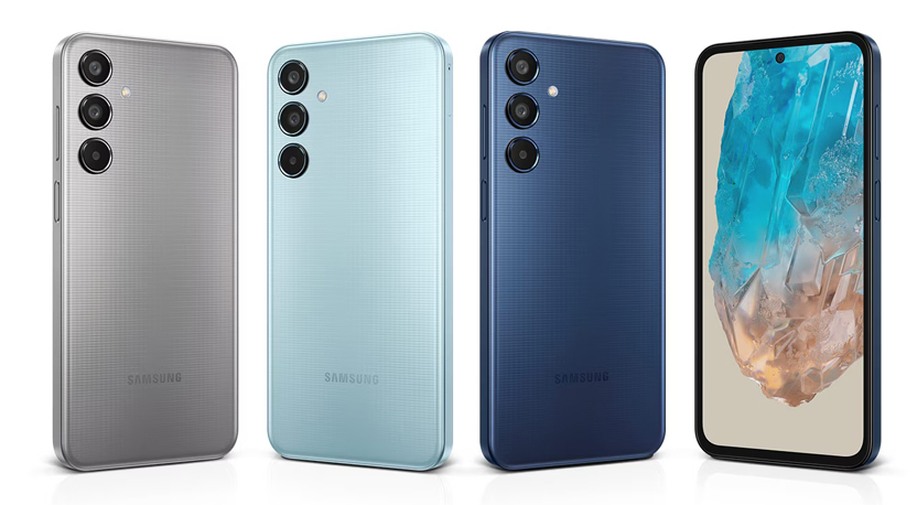 Opções de cores do Galaxy M35 5G