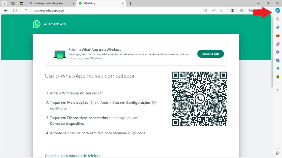 Dois WhatsApp Web no PC