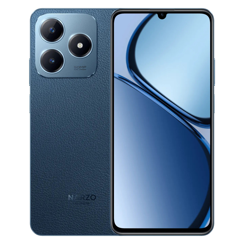 Realme Narzo N63 na cor Leather Blue