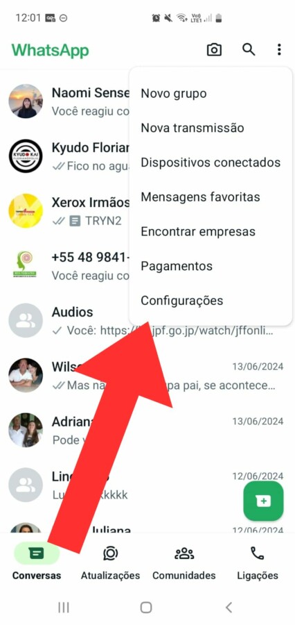 WhatsApp vídeos e foto em HD