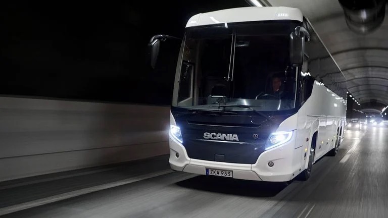 ônibus elétrico da Scania