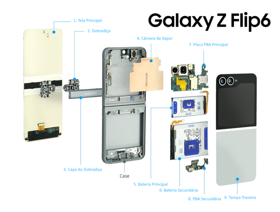 Galaxy Z Flip 6 - Costas