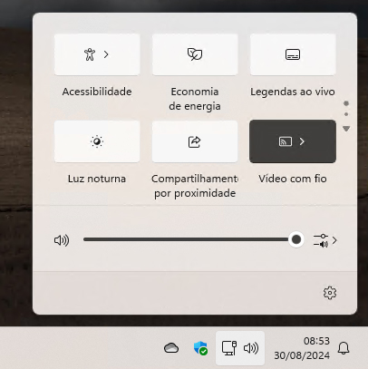 Ações Rápidas no Windows 11 24H2