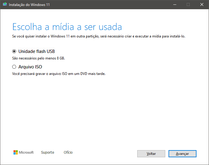 Criando mídia de instalação - 2