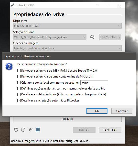 Personalizando a mÍdia de instalação do Windows 11 24H2