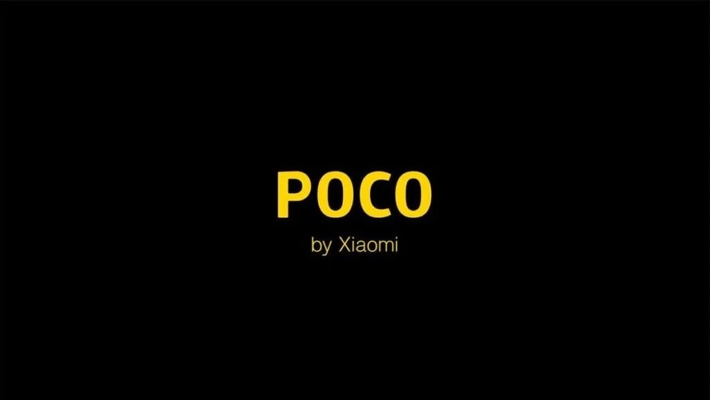 Poco by Xiaomi, fundo preto