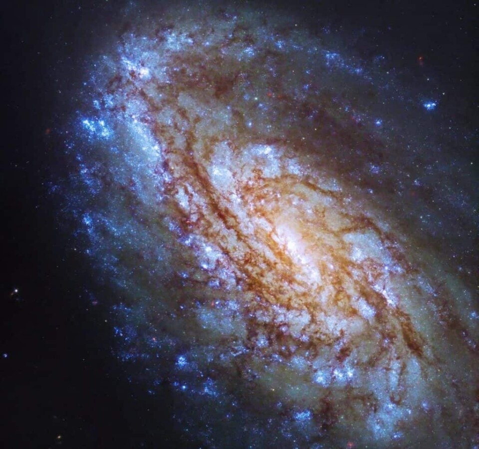 imagem de galáxia, telescópio Hubble