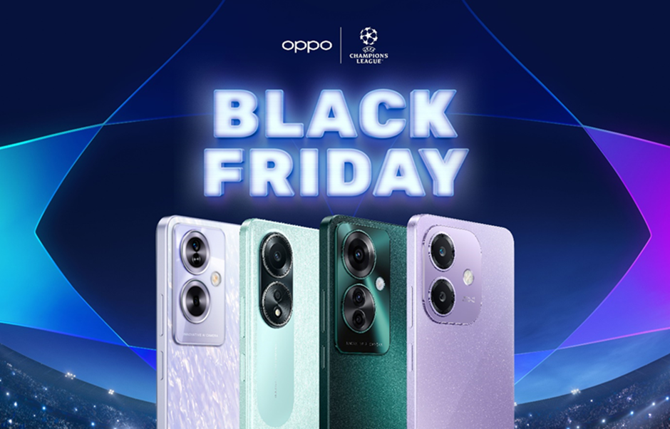 Smartphones OPPO em oferta na Black Friday